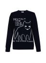 <p>David Shrigley, the artist loved for his witty illustrations, has produced a series of characterful alternatives to the classic Christmas knit.</p><p>Collaborating with Sunspel, the British artist has applied his signature style to a range of products including lambswool jumpers, sweatshirts, underwear and scarves.</p><p>For each product sold, 10% will be donated to Stump Up For Trees, an environmental charity working towards planting a million trees in the Brecon Beacons, South Wales.</p><p>Lambswool jumper, £235, sunspel.com.</p><p><a class="link " href="https://www.sunspel.com/uk/womens/david-shrigley-and-sunspel.html" rel="nofollow noopener" target="_blank" data-ylk="slk:SUPPORT NOW;elm:context_link;itc:0;sec:content-canvas">SUPPORT NOW</a></p>