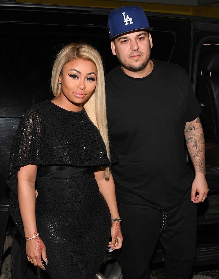 Former flames Blac Chyna and Rob Kardashian are now scorching each other on social media. (Photo: Prince Williams/WireImage)