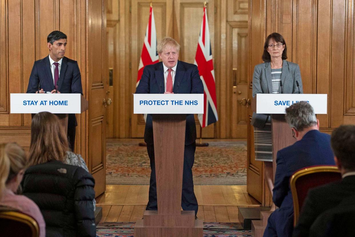 Prime Minister Boris Johnson in Downing Street: PA