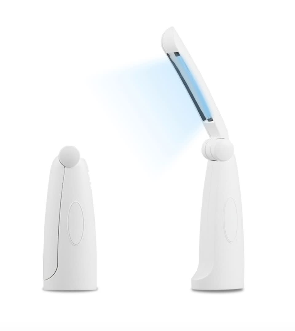 This compact wand sterilizes and disinfects personal items in less than 30 seconds using ultraviolet light. <a href="https://fave.co/2XuzO59" target="_blank" rel="noopener noreferrer">Find it for $25 at Nordstrom</a>.