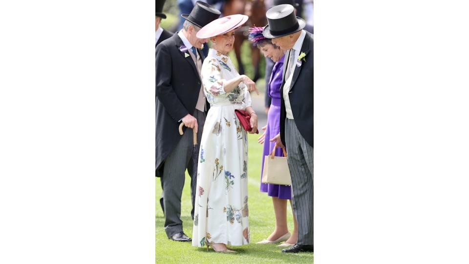  Sophie, Duchess of Edinburgh attends day three of Royal Ascot 2024