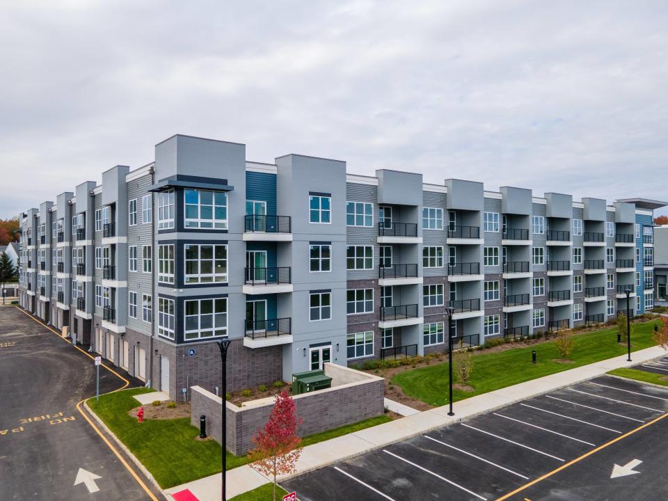 Kaplan Companies' leaders joined North Brunswick officials Tuesday to cut the ceremonial ribbon on Amaranth at North Brunswick, featuring 222 rental units, at 2775 Route 130.