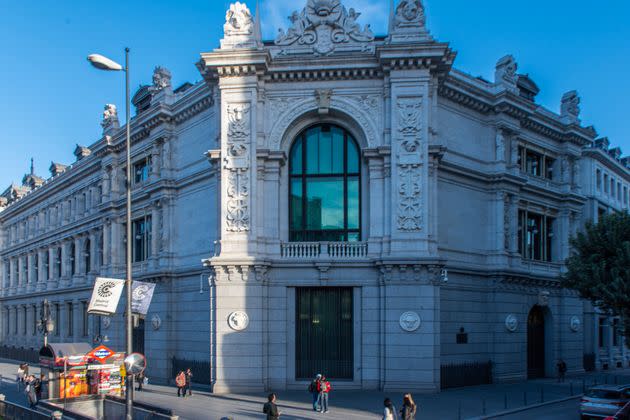Fachada del Banco de España en Madrid. (Photo: Mauro_Repossini via Getty Images)