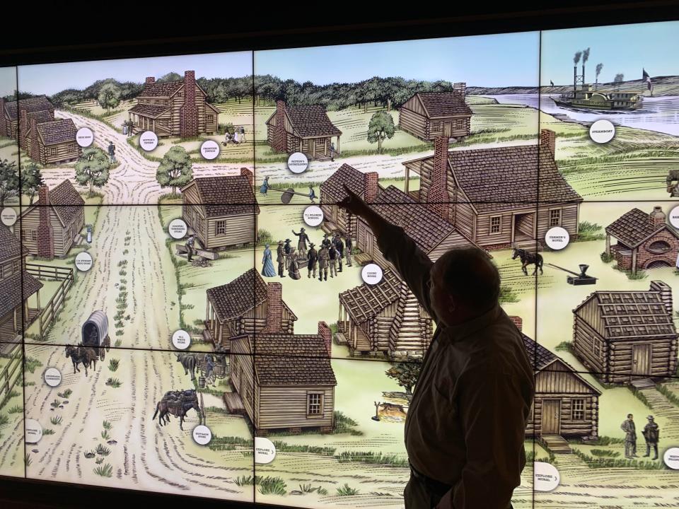 Bryan McAuley, site manager of the San Felipe de Austin Texas State Historic Site, explains how extensive documentary and archaeological work guided attempts to reconstruct how people lived and worked in the capital of Stephen F. Austin's colony on the Brazos River.