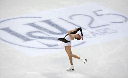 Figure Skating - ISU World Championships 2017 - Ladies Short Program - Helsinki, Finland - 29/3/17 - Carolina Kostner of Italy competes. REUTERS/Grigory Dukor