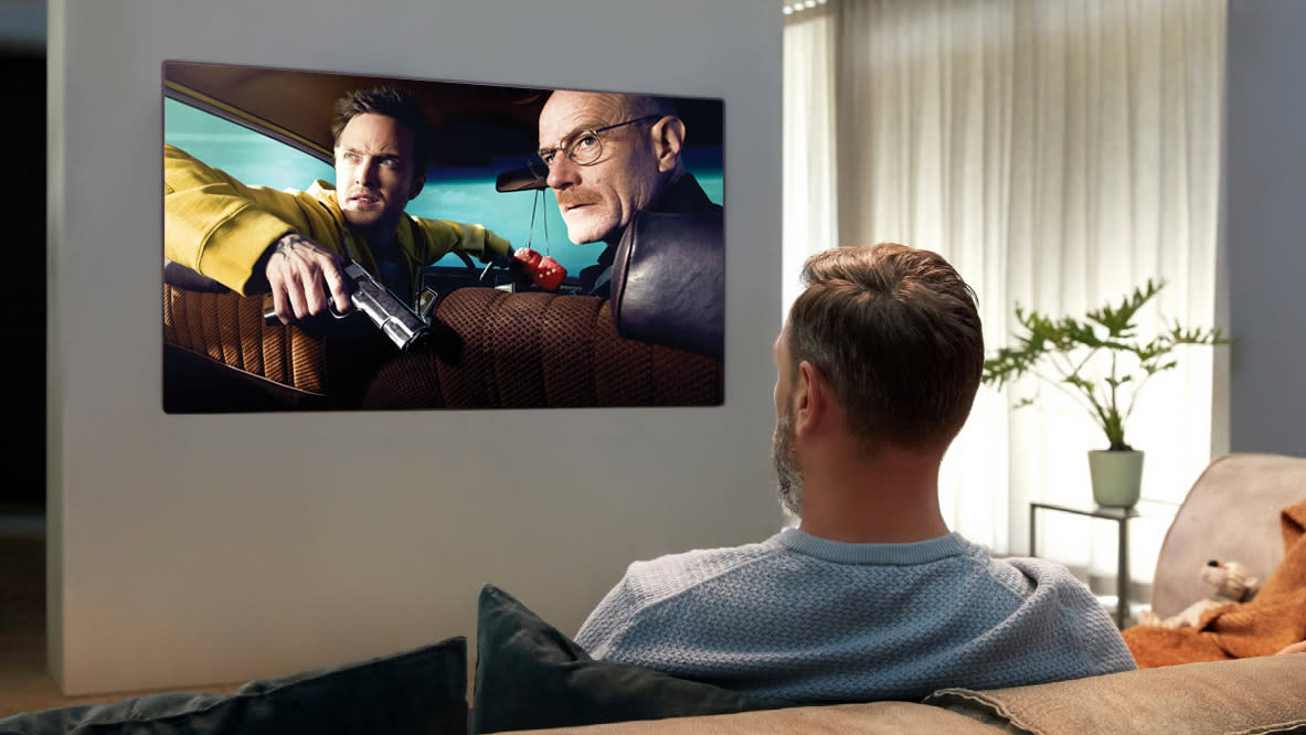  LG OLED with Sony Pictures Breaking Bad. 