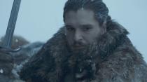 <p>Jon Snow swings Longclaw.</p>