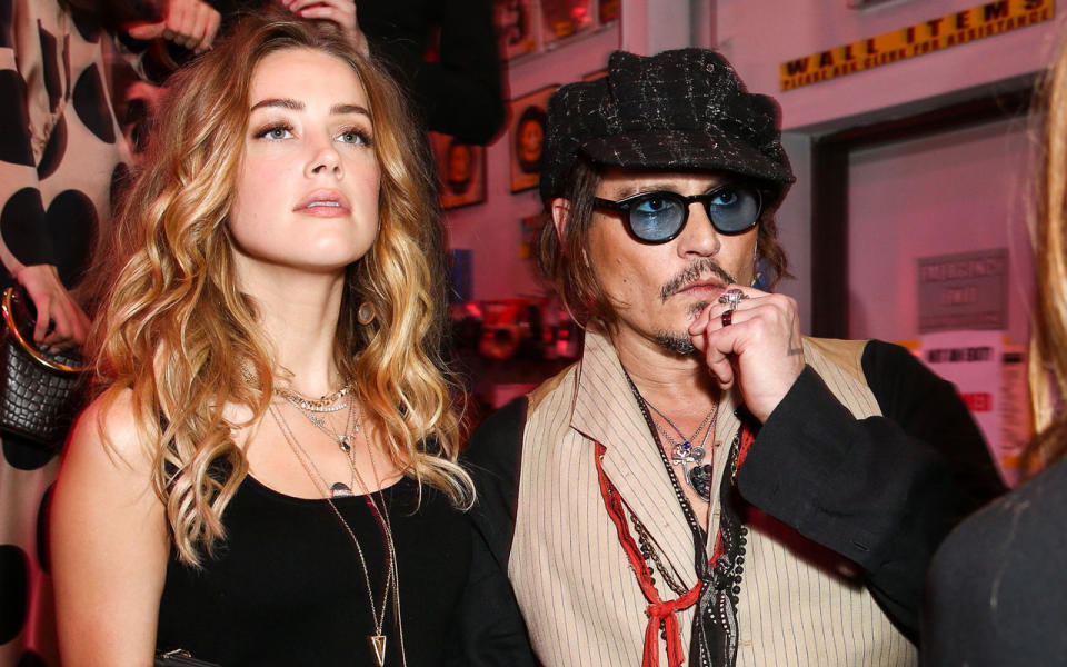 Amber Heard and Johnny Depp