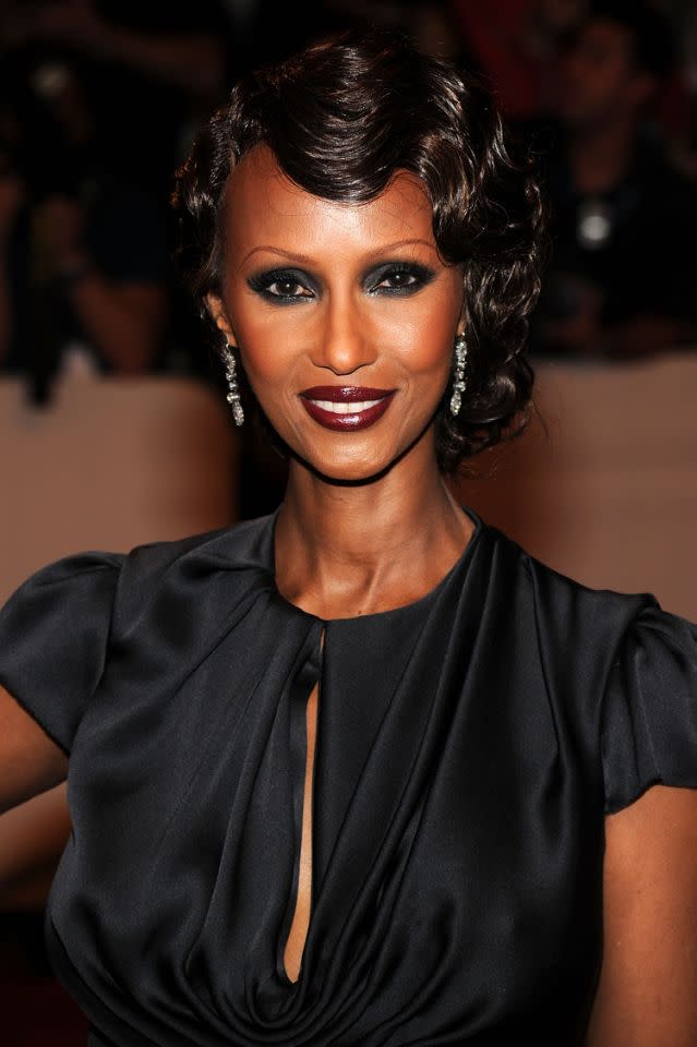 Iman at the Met Gala, 2010