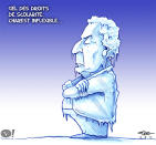 Caricature du 2 avril : Gel des droits de scolarité : Charest inflexible... <a href="http://fr-ca.actualites.yahoo.com/droits-scolarit%C3%A9-gr%C3%A8ve-%C3%A9tudiante-la-contestation-continue-035700241.html" data-ylk="slk:Consultez l'article.;elm:context_link;itc:0;sec:content-canvas;outcm:mb_qualified_link;_E:mb_qualified_link;ct:story;" class="link  yahoo-link">Consultez l'article.</a>