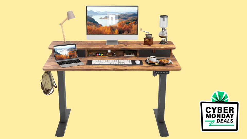 Grab this standing desk for a great deal for Cyber Monday 2022.
