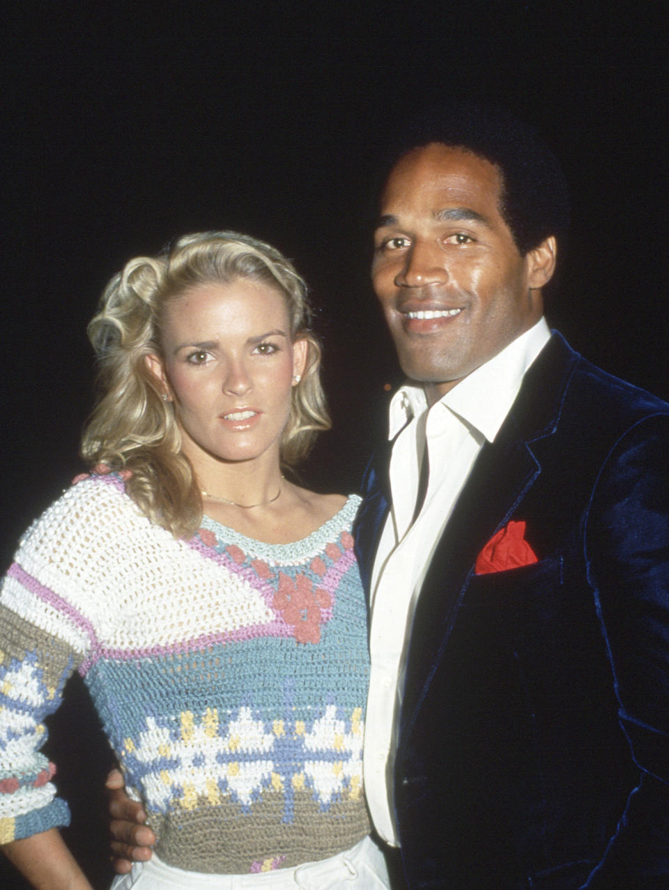 Nicole Brown Simpson and O.J. Simpson Circa 1980's Credit: Ralph Dominguez/MediaPunch /IPX