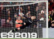 Soccer Football - La Liga Santander - FC Barcelona v Real Sociedad - Camp Nou, Barcelona, Spain - April 20, 2019 Barcelona's Marc-Andre ter Stegen in action REUTERS/Albert Gea