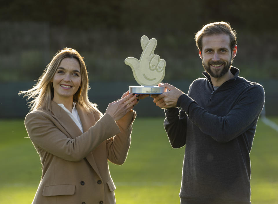 Pendleton, 41, was speaking after presenting Edinburgh hero Chris Sellar with a National Lottery Award for overcoming grief and loss to run 280km for mental health charities