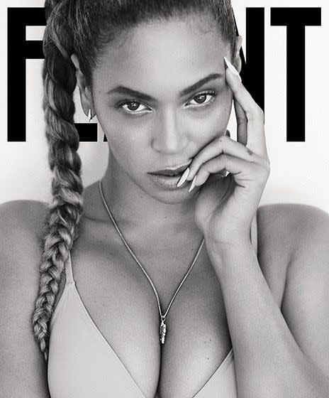 Beyonce bares it all on the cover of Flaunt magazine. Photo credit: Flaunt magazine