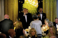 U.S. President Barack Obama and first lady Michelle Obama host a state dinner for Singapore Prime Minister Lee Hsien Loong and his wife Mrs. Lee Hsien Loong to the White House in Washington U.S., August 2, 2016. REUTERS/Mary F. Calvert