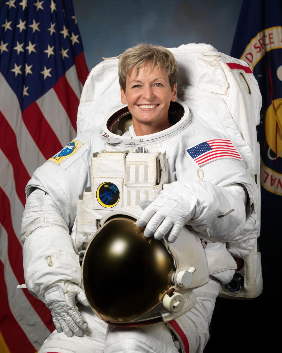 Peggy Whitson's official NASA portrait.