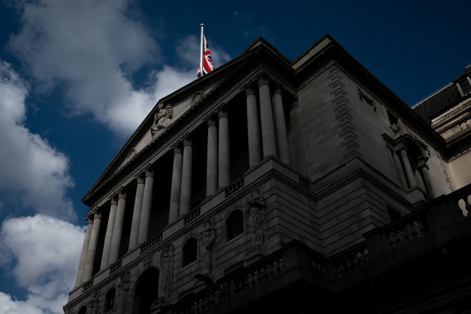 The Bank of England raised interest rates to 5% on Thursday. Photo: Aaron Chown/PA via Getty Images