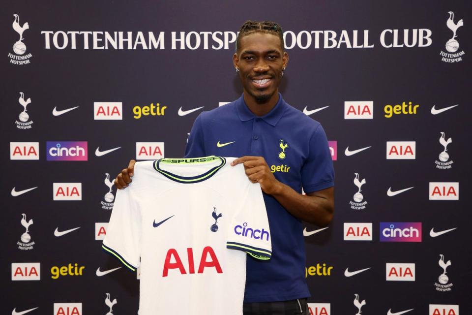 Yves Bissouma cost around £30m. (Tottenham Hotspur FC via Getty Images)