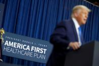 FILE PHOTO: U.S. President Trump campaigns in Charlotte, North Carolina