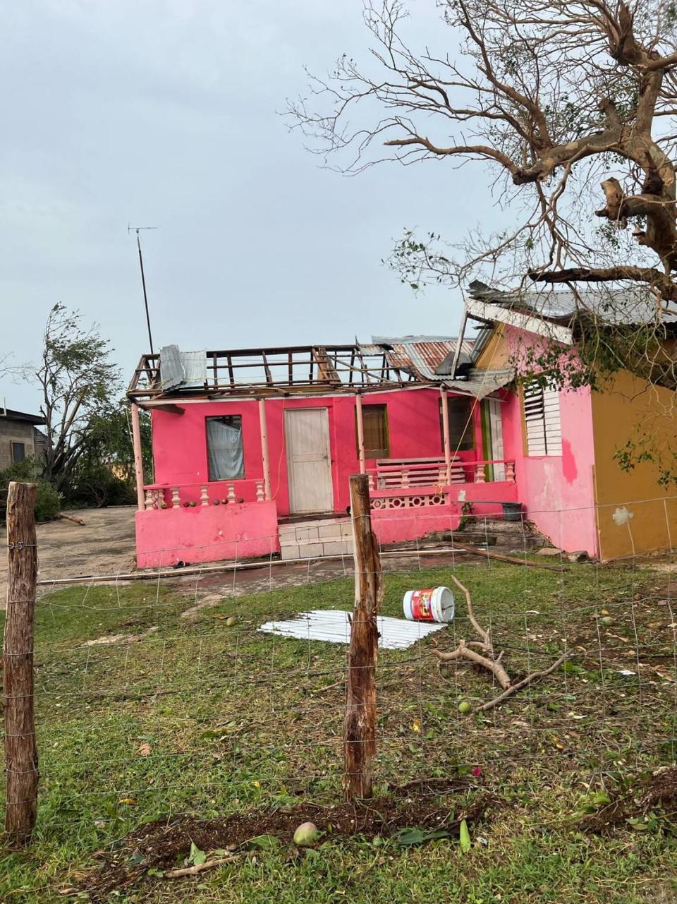 In Treasure Beach, a small fishing and agricultural community on the coast of southern Jamaica, residents said that there was widespread property damage.