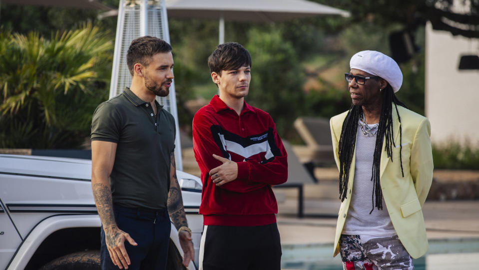 X Factor Judge Louis Tomlinson and guest judges choose final contestants for live finals. ITV Pictures