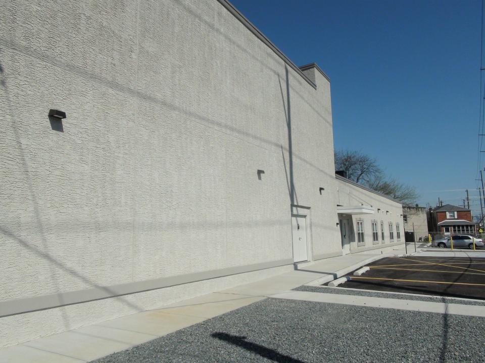 The Southbridge Community Service Building in Wilmington following renovations. The building features affordable apartments and retail space for community services.