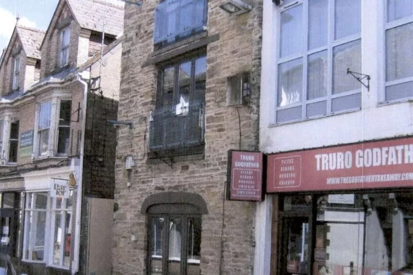 The upper two storeys of the former Chantek restaurant in Truro could become flats