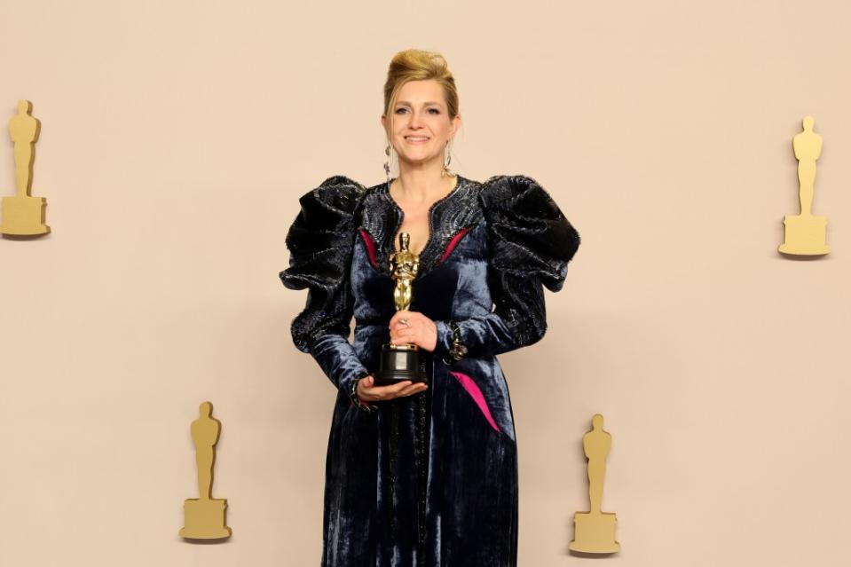 Holly Waddington won the Best Costume Design award for “Poor Things.” Arturo Holmes/Getty Images