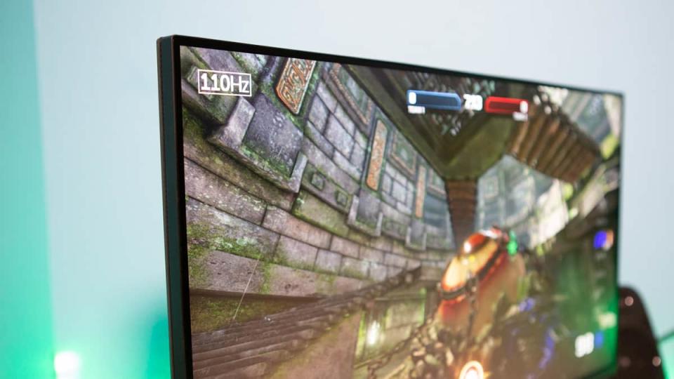 dell 25 gaming monitor on-screen hz data