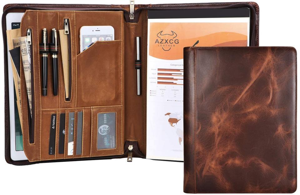 leather padfolio, personalized gifts, best personalized gifts