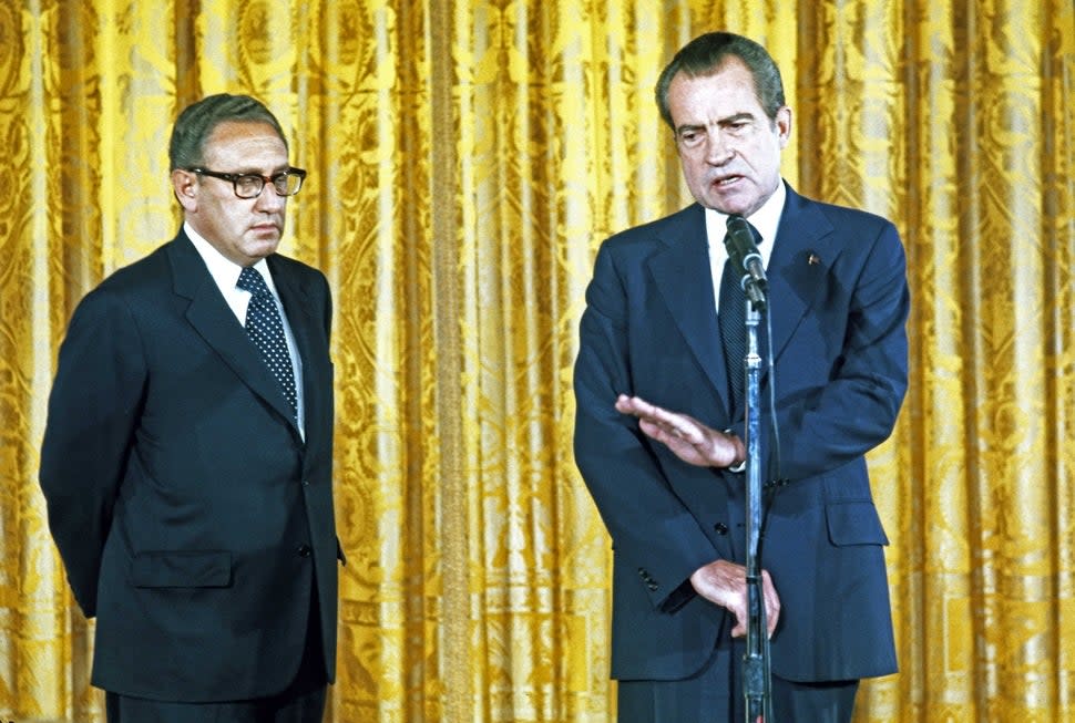 Henry Kissinger and Nixon