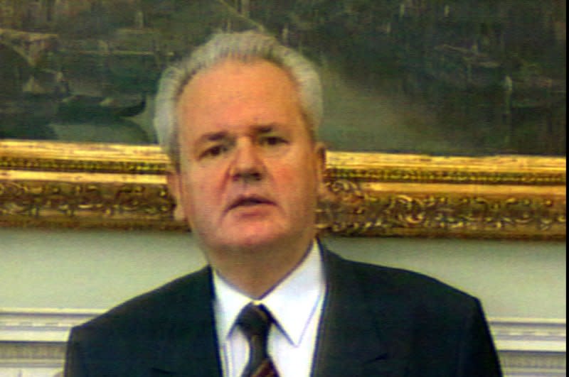 On March 11, 2006, Slobodan Milosevic, former president of Yugoslavia on trial for war crimes, was found dead in his cell at The Hague, of an apparent heart attack. UPI File Photo