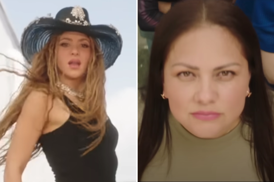 Shakira and Lili Melgar (Shakira/ Vevo screenshot)