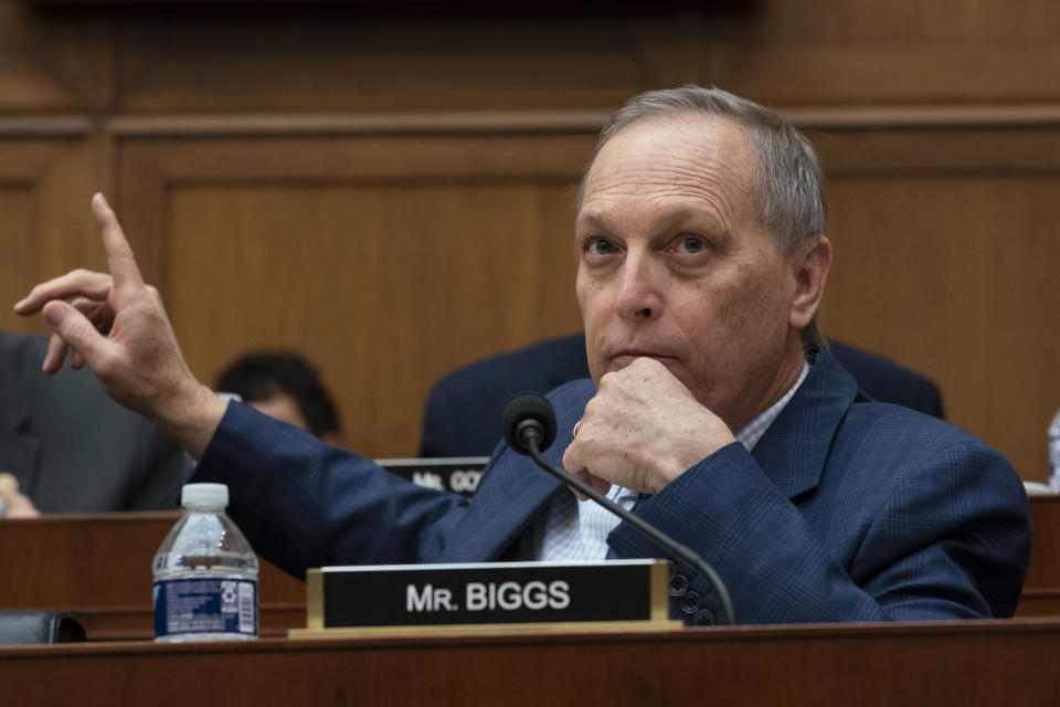 Rep. Andy Biggs, R-Ariz. (Photo: J. Scott Applewhite/AP)                                                                                                                                                                                                                                                                                                                                                                                                                                             