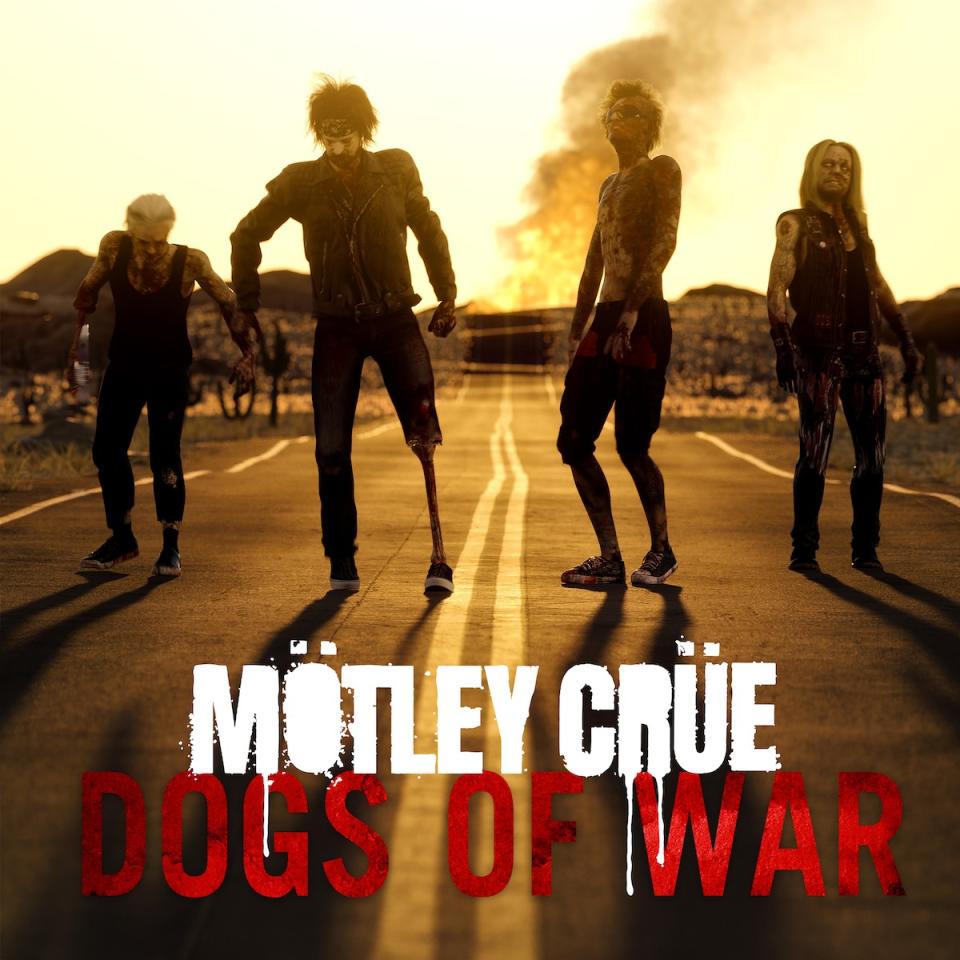 Motley Crue Dogs of War single art