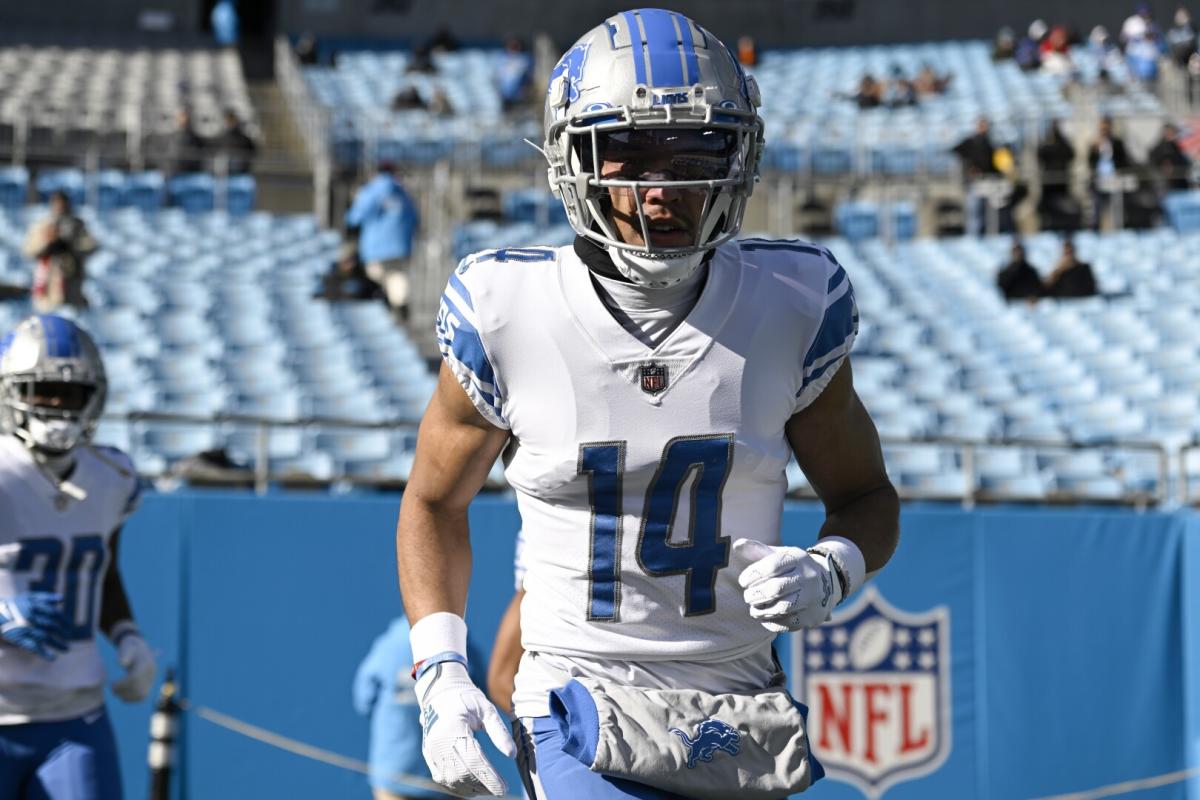 Lions' Amon-Ra St. Brown still keeps notebook of 16 WRs drafted before him:  'It's something I'll never forget'