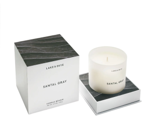 Lake & Skye Santal Gray Scented Candle