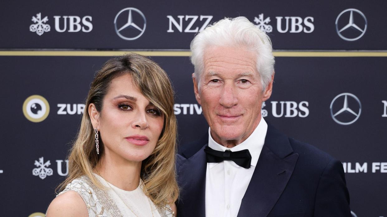 Alejandra Gere and Richard Gere attend the 