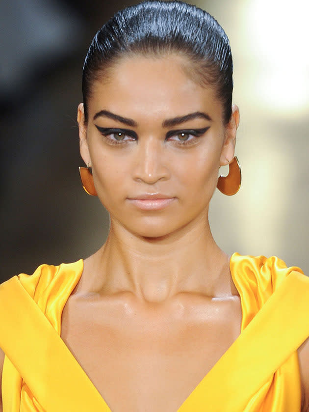 Shanina Shaik eyeliner