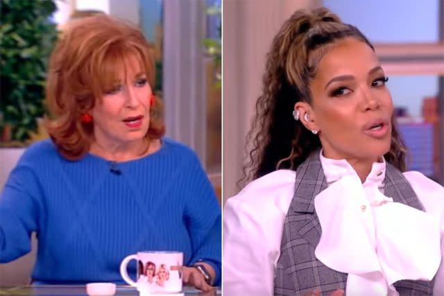 <p>ABC (2)</p> Joy Behar warns Sunny Hostin on 'The View'