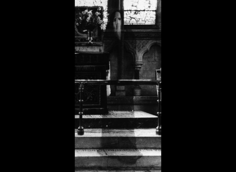 This is an enlargement of the Newby, U.K. church ghost from the previous slide.