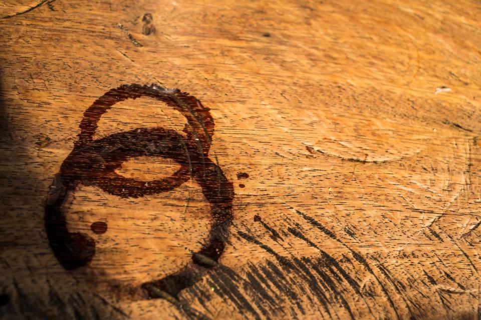 Water rings on wood furniture