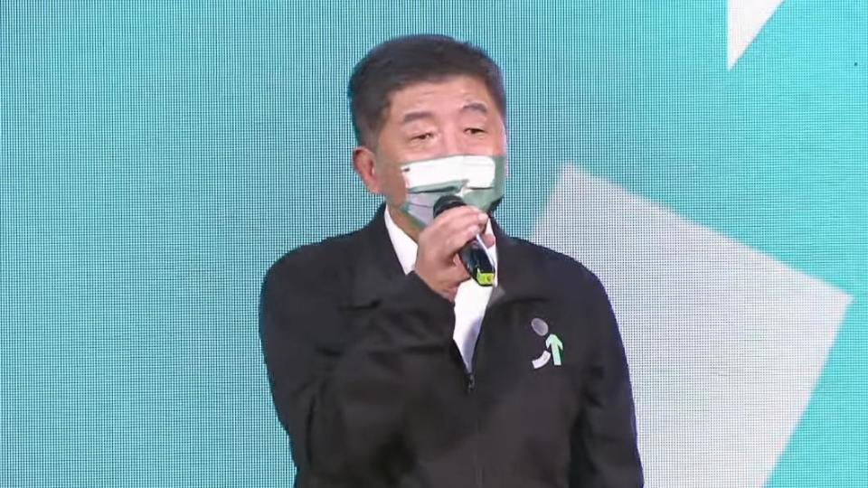 民進黨台北市長候選人陳時中今晚到植福宮舉行廟口開講。（圖／翻攝自直播）