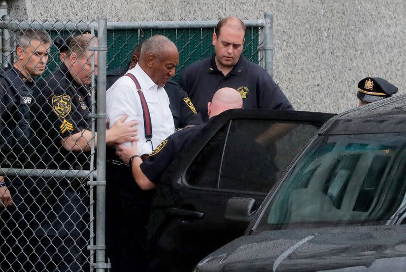 FILE PHOTO: Actor and comedian Bill Cosby leaves the Montgomery County Courthouse after sentencing in his sexual assault trial in Norristown