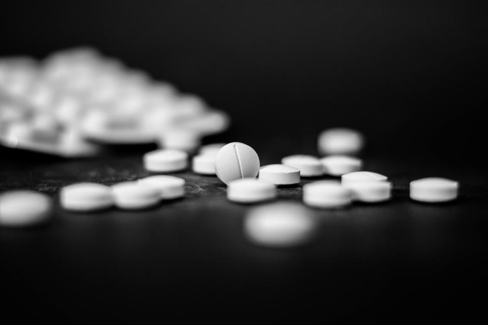 Pile of pills -  treatment pill