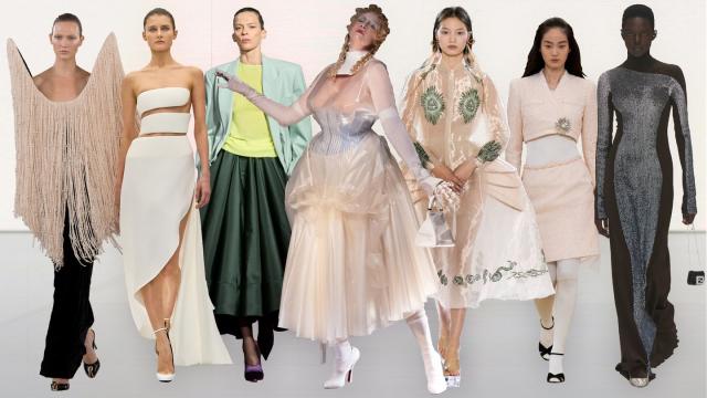 Designer shows how 'timeless' tea dress with hidden 'corset' can