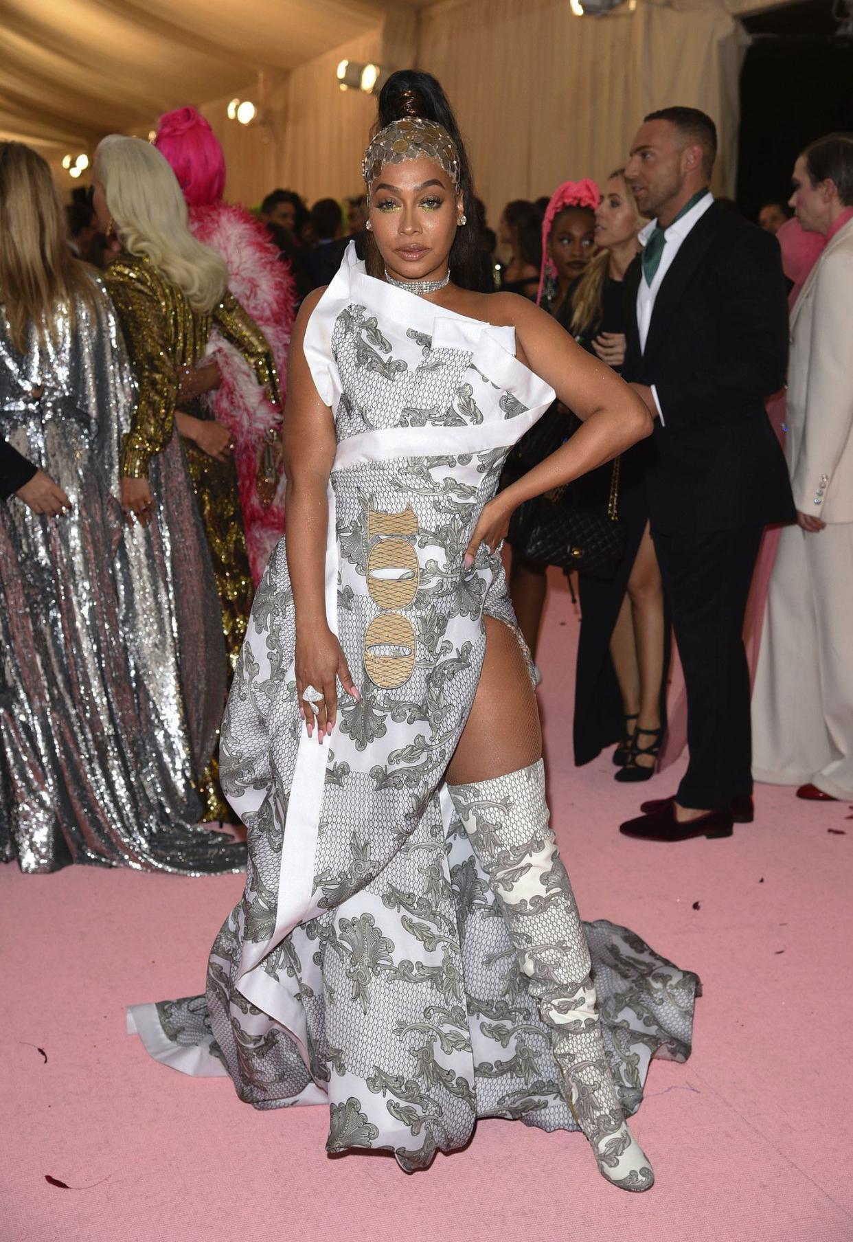 Lala Anthony attends The Metropolitan Museum of Art's Costume Institute benefit gala celebrating the opening of the "Camp: Notes on Fashion" exhibition on Monday, May 6, 2019, in New York.