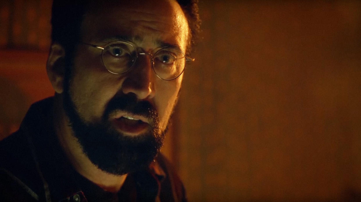 Nicolas Cage stars in the new psychological drama “Looking Glass.” (Photo: Momentum Pictures /Courtesy Everett Collection)