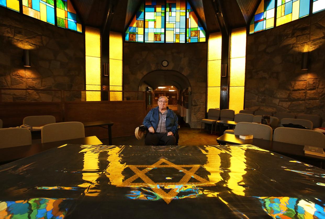 Irvin Szames, pictured in 2015, was a Holocaust survivor who shared his story publicly over the years. He was among the survivors who helped build the chapel at Beth Jacob Congregation in Berwick that also serves as a memorial to the 6 million Jews killed in the Holocaust.